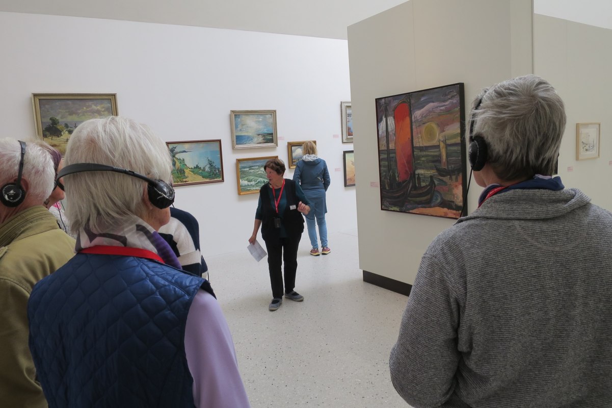 Rondleidingen door de tentoonstelling // &copy; Kunstmuseum Ahrenshoop