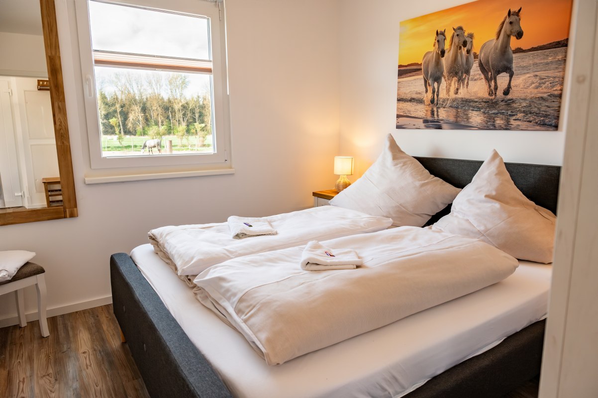 Schalfzimmer der Feirenunterkünfte // © Süß GbR Schalfzimmer der Feirenunterkünfte // © Süß GbR