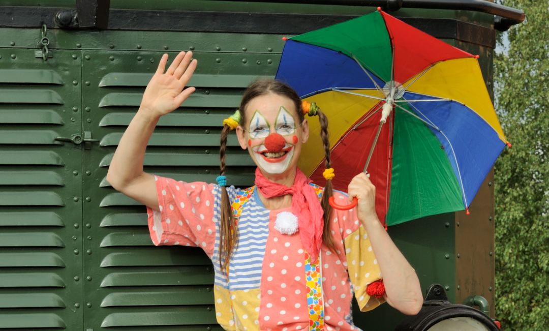 Clown Conny und die Flaschenpost - Kindermitspielst&uuml;ck, &copy; KIECK-Theater Weimar, Thomas Kieck