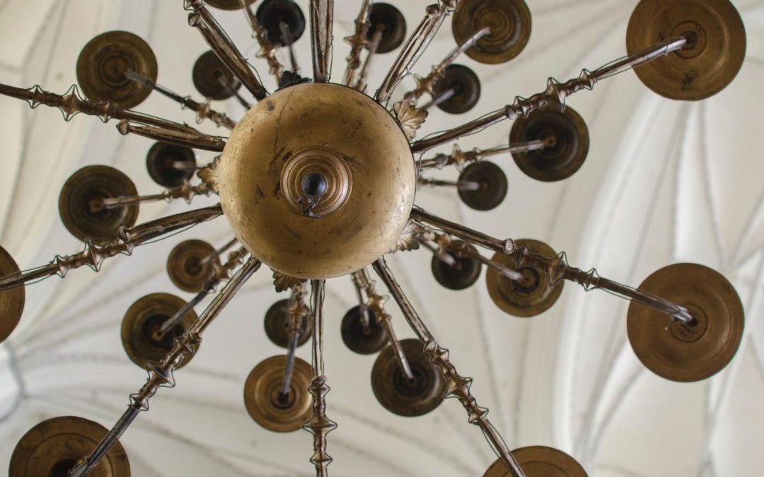 Im Inneren der Marienkirche der Hanse- und Universit&auml;tsstadt Rostock, &copy; TMV/Nikulski