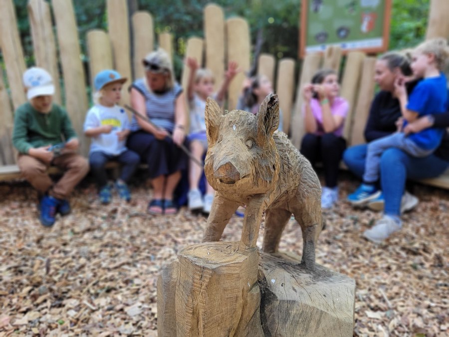Op ontdekkingstocht in het avonturenbos Teterower Heidberge, &copy; Julia Gnodtke