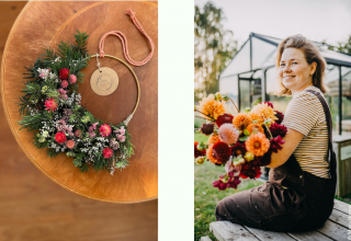 © Portrait: © Maria Herzog, Beispiele Winterloops: © Wilde Flora © Portrait: © Maria Herzog, Beispiele Winterloops: © Wilde Flora