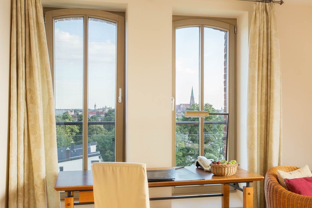 Der Ausblick vom Hotel Speicher am Zigelsee // © Hotel Speicher am Ziegelsee Der Ausblick vom Hotel Speicher am Zigelsee // © Hotel Speicher am Ziegelsee