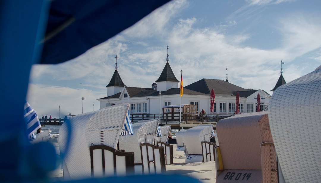 Idyllisch uitzicht op de pier in de badplaats Ahlbeck. // &copy; MV-T/Nikulski