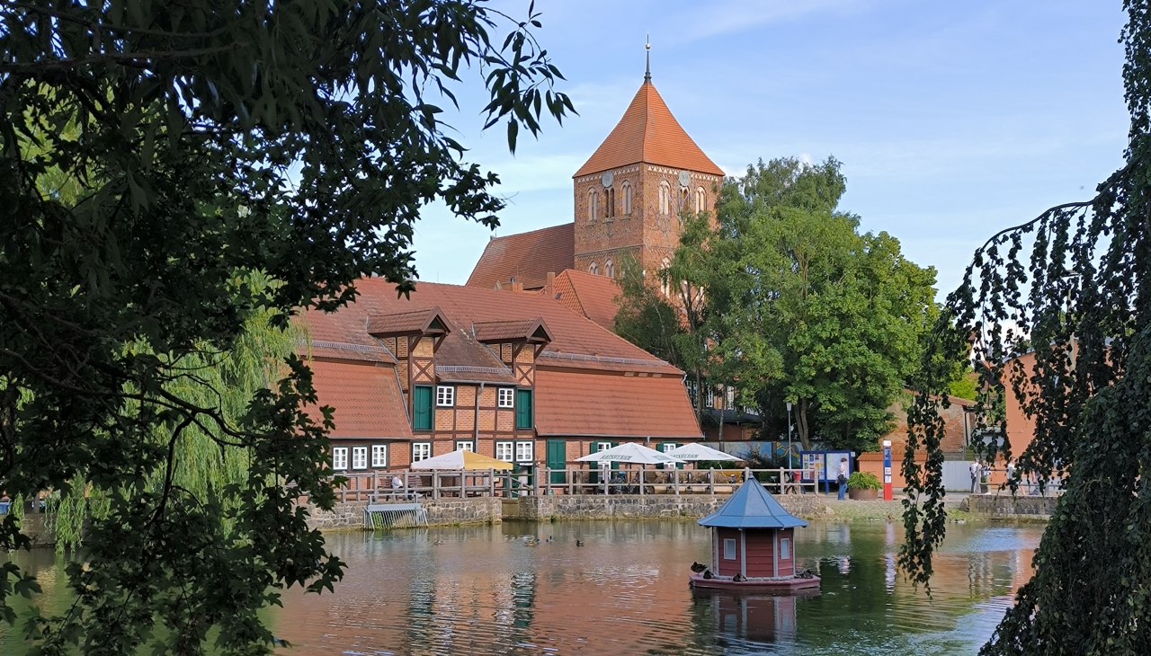 Blick über den Mühlenteich, © Jana Koch
