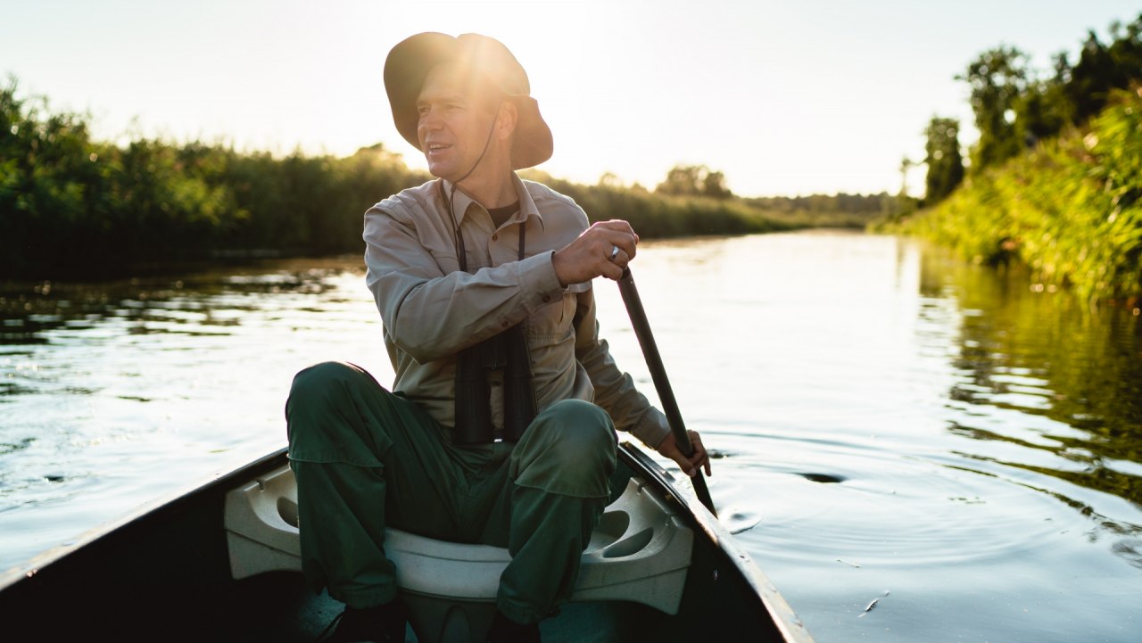 Op kanotocht met natuurgids Martin Hagemann // &copy; Erik Gro&szlig;