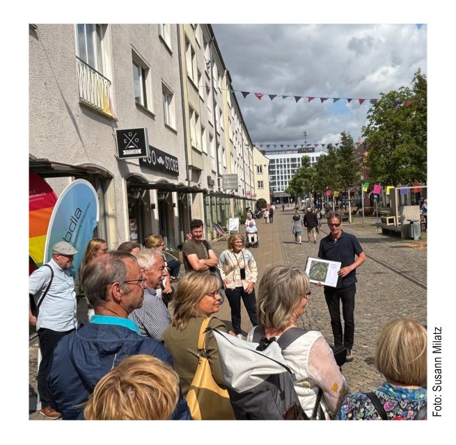 Architekten geben Auskunft zur Stadtentwicklung Neubrandenburgs // &copy; Foto: Susann Milatz