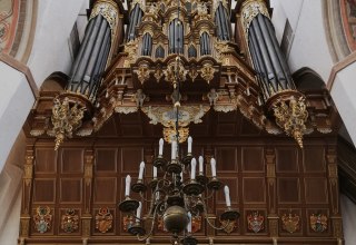 Friedrich Stellwagen-Orgel (1659) in der St. Marienkirche Stralsund // © Ev. KG St. Marien Stralsund Friedrich Stellwagen-Orgel (1659) in der St. Marienkirche Stralsund // © Ev. KG St. Marien Stralsund