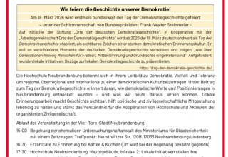 Flyer der Veranstaltung // &copy; Hochschule Neubrandenburg