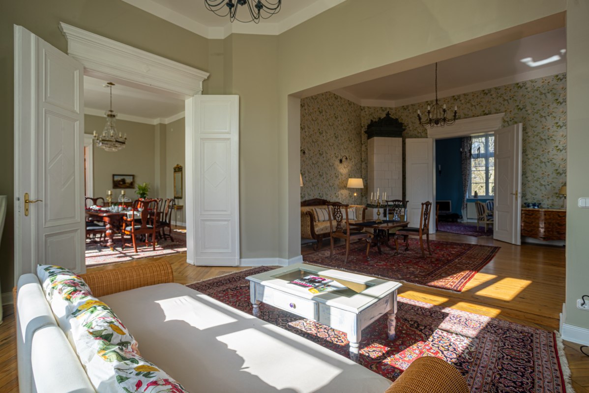 Gesellschaftsr&auml;ume im Schloss Daschow // &copy; Andr&eacute; Hamann