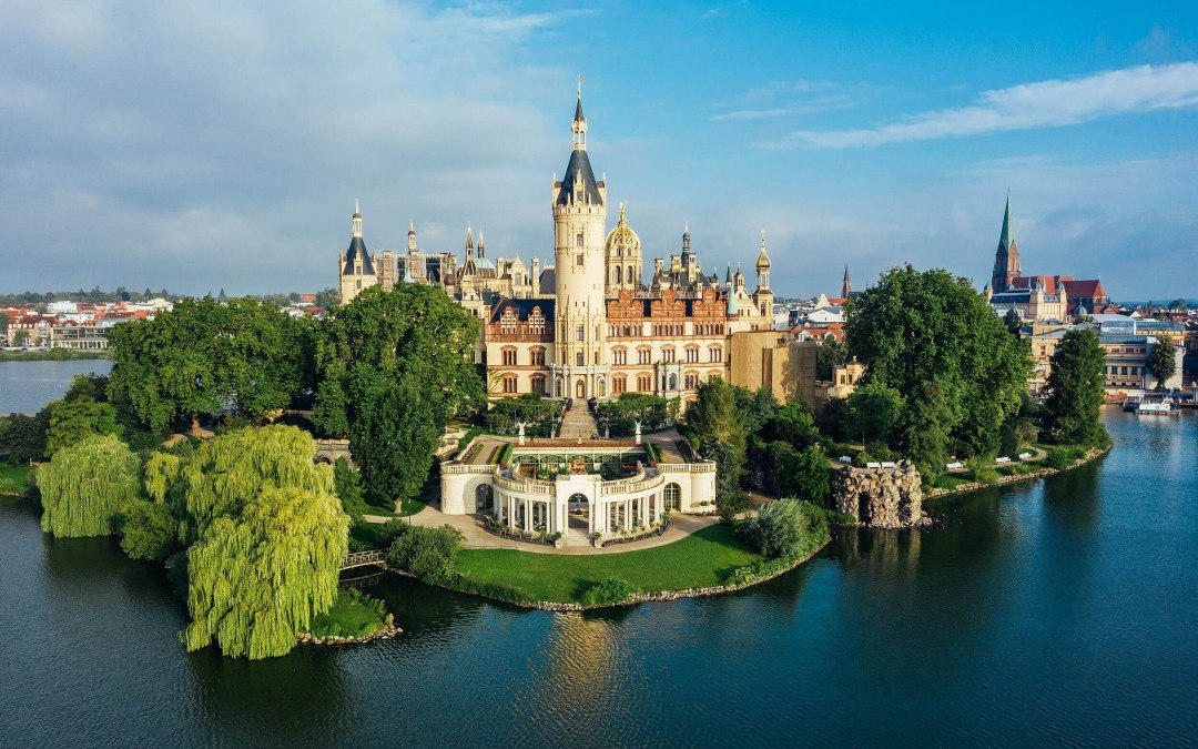 Blick auf das Schloss Schwerin // © MV-T/Gänsicke Blick auf das Schloss Schwerin // © MV-T/Gänsicke