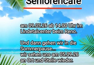 Unser vorerst letztes Seniorencaf&eacute; vor unserer Sommerpause. Wir sehen uns dann am 5.09.26 wieder im alten Reno im Lindetalcenter. // &copy; Ramona  Schnee
