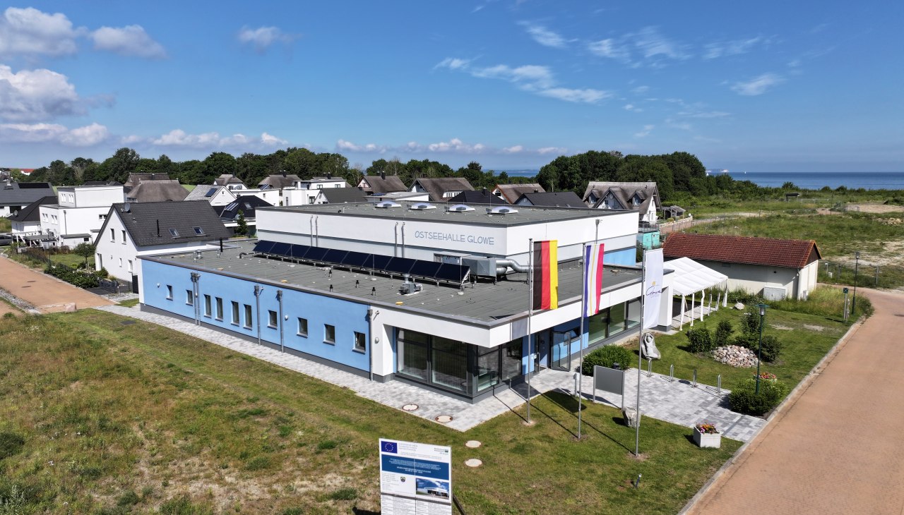 Ostseehalle Glowe, © Touristinformation Glowe Ostseehalle Glowe, © Touristinformation Glowe