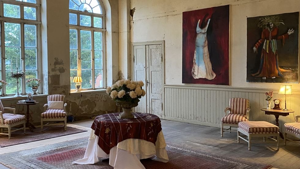 Saal im Obergeschoss des Herrenhauses Sch&ouml;nhof, &copy; S&ouml;nke Gill