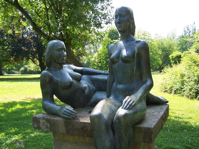 Kunstwerk im Teterower Stadtpark, &copy; Tourist-Information