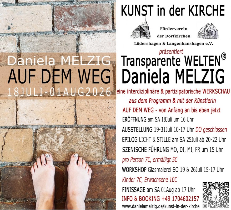 PROGRAMM Kunstkirche 2026 // © DanielaMELZIG PROGRAMM Kunstkirche 2026 // © DanielaMELZIG