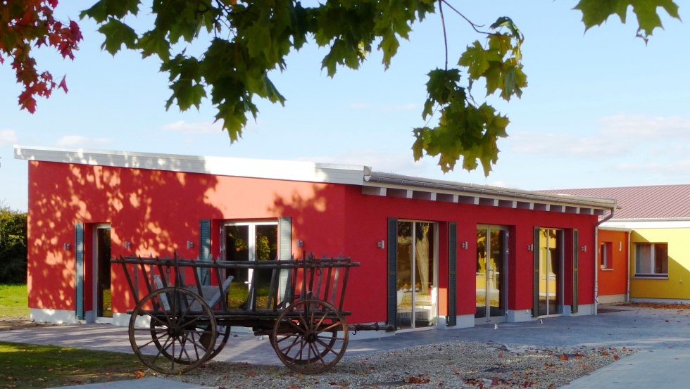 Der stillvoll gestalteten Hofladen mit Caf&eacute; in der Windm&uuml;hlenstadt Woldegk // &copy; Bauernhof am M&uuml;hlenblick/GWW