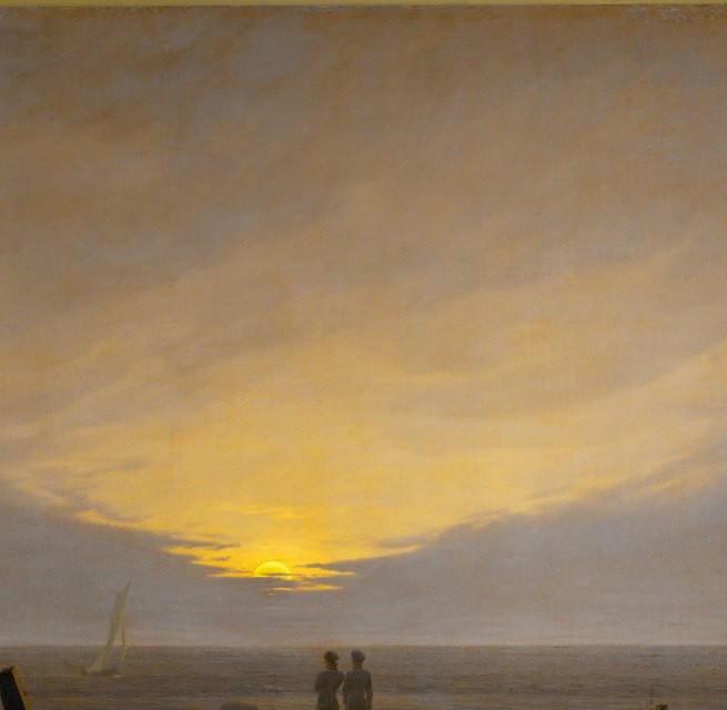 © C. D. Friedrich: Mondaufgang über dem Meer (Ausschnitt), 1821, Öl auf Leinwand, St. Petersburg, Eremitage © C. D. Friedrich: Mondaufgang über dem Meer (Ausschnitt), 1821, Öl auf Leinwand, St. Petersburg, Eremitage