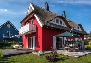 Ferienhaus Kiebitz Prerow - Au&szlig;enansicht // &copy; Ferienhaus Kiebitz