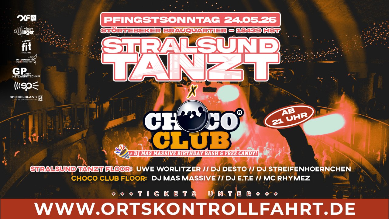Stralsund Dansen/Choco Club // &copy; Werbezentrum MV GmbH