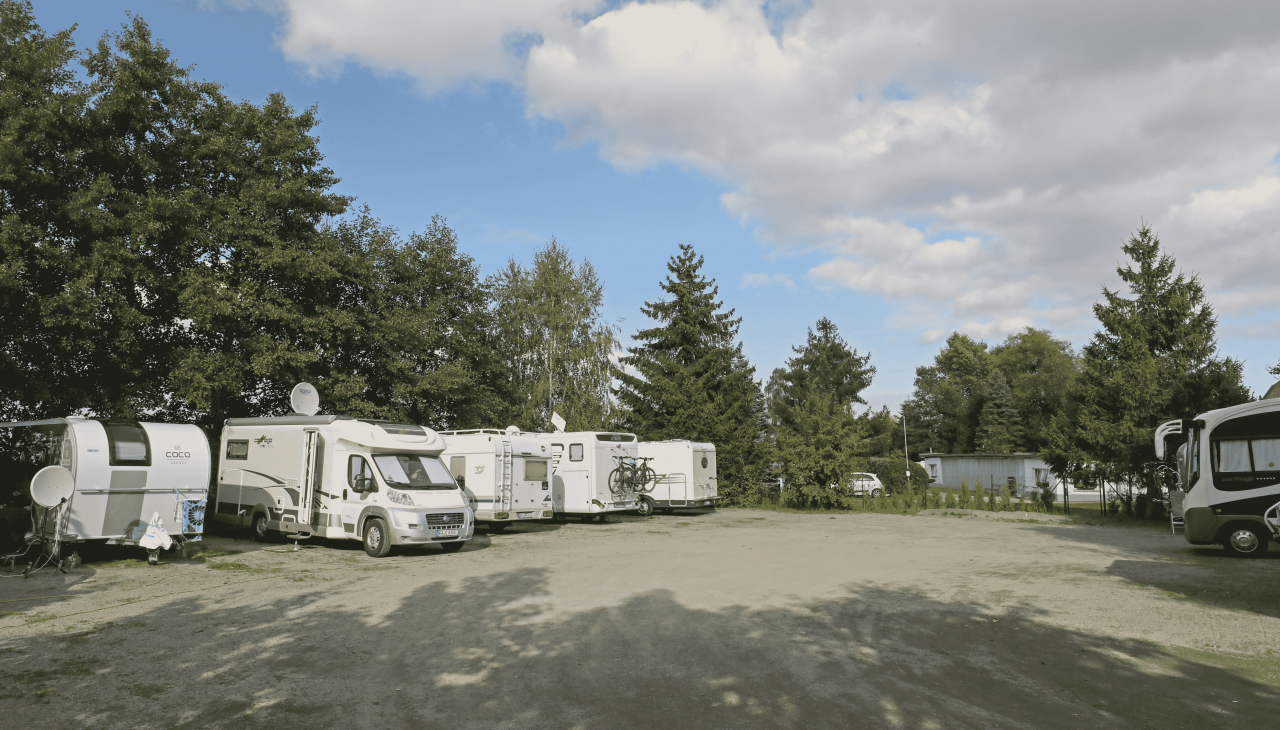 Caravans auf dem Stellplatz, &copy; TMV/Gohlke