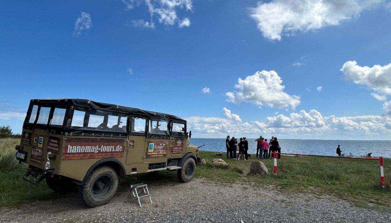 Hanomag-Safari auf die Halbinsel Zudar, &copy; Volker Barthmann