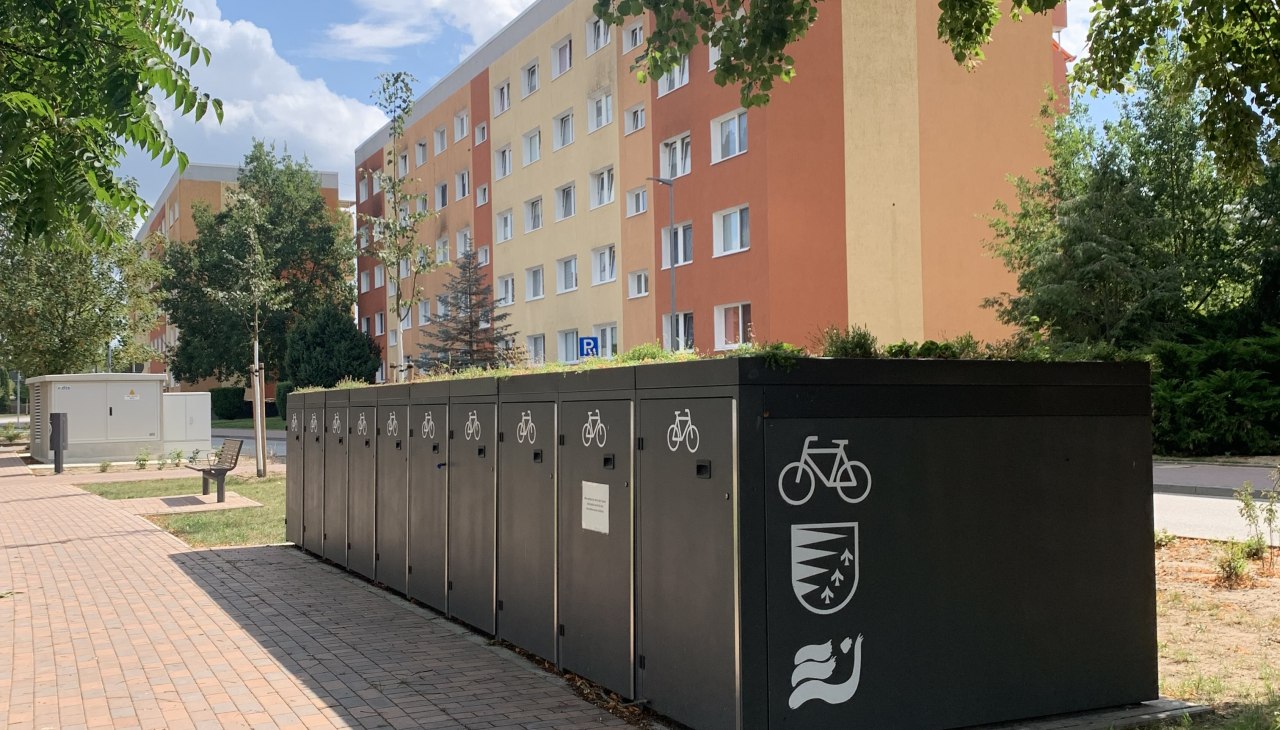 Fahrradladestation & Fahrradboxem, © TDG Rechlin mbH