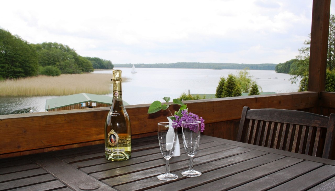 Blick vom Balkon der Ferienwohnung 1, &copy; Frank Kr&uuml;ger
