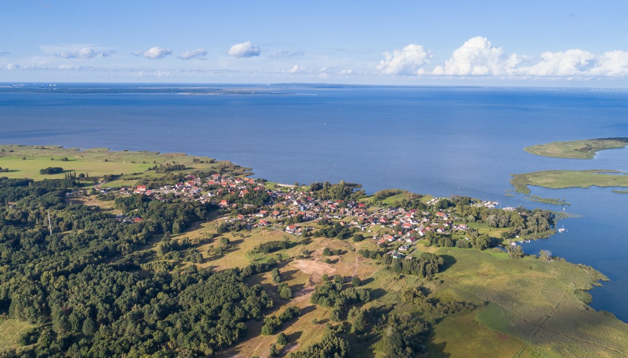 Altwarp von oben, © Resort Stettiner Haff Altwarp von oben, © Resort Stettiner Haff