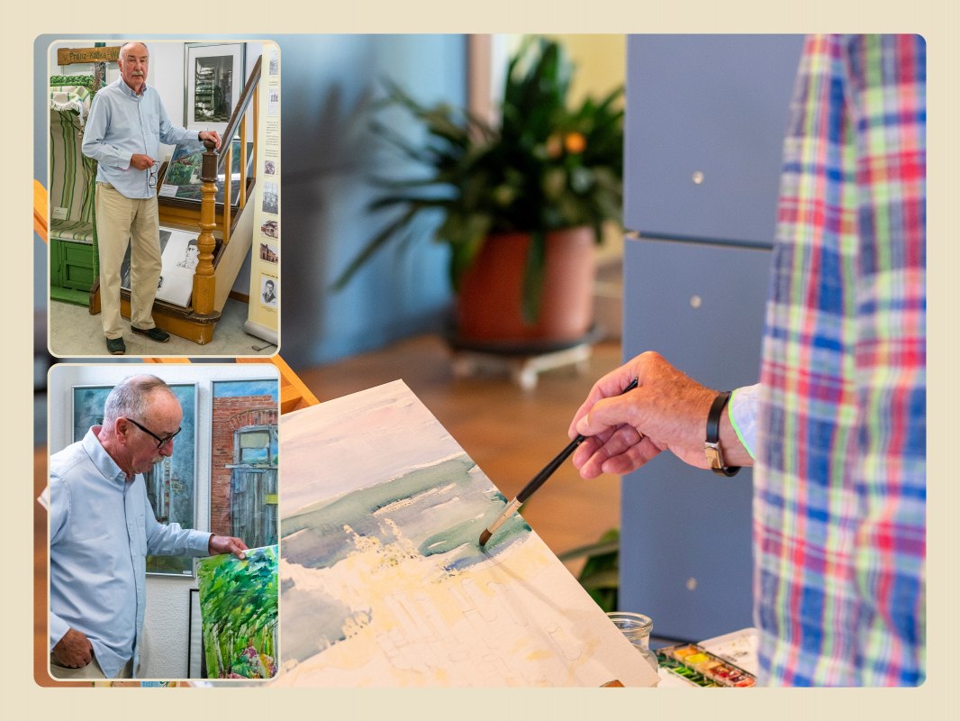 &raquo;Malerei & Grafik&laquo; von Joachim Weyrich // &copy; Andr&eacute; Pristaff / Tourismus- und Kur GmbH Graal-M&uuml;ritz