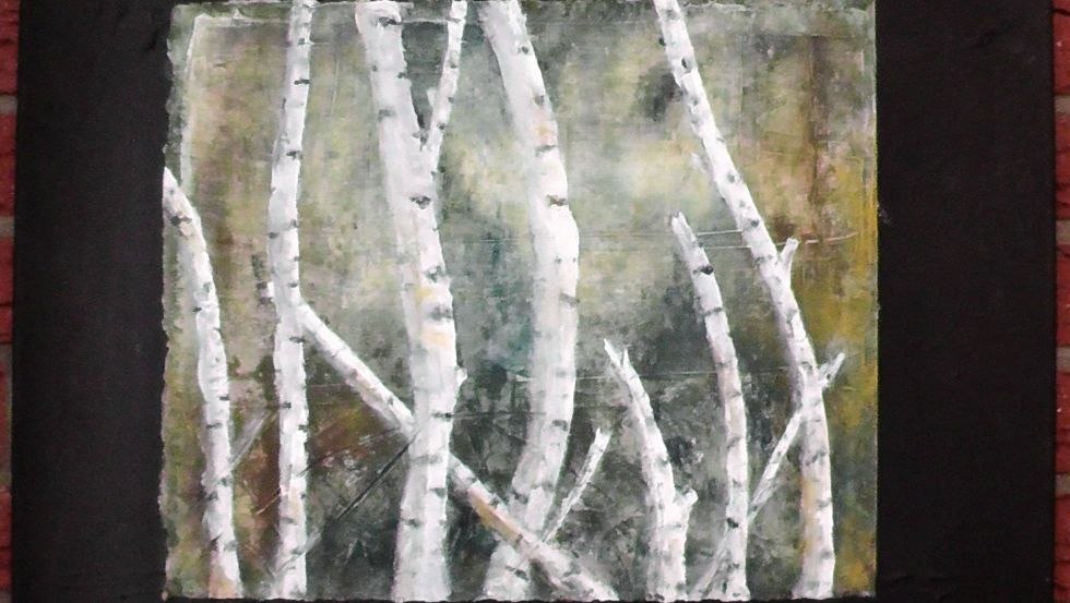 Collage/ Acryl auf Papier/ Papier auf Leinwand // &copy; Brigitte Schnieders