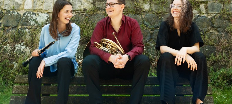 Myriam Navarri - Oboe,
Thomas Mittler - Horn,
Josefa Schmidt Klavier // &copy; Lydia Ramos