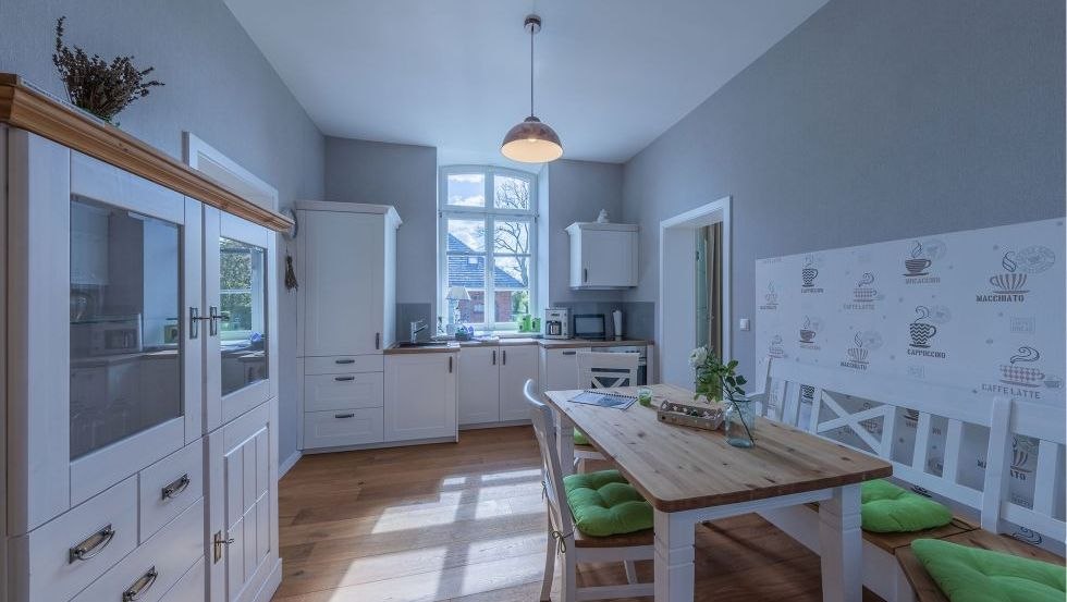 Grote keuken met open haard, © Andre Pretzel Grote keuken met open haard, © Andre Pretzel