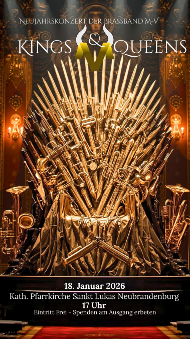 Konzertplakat, © Brass Band MV Konzertplakat, © Brass Band MV