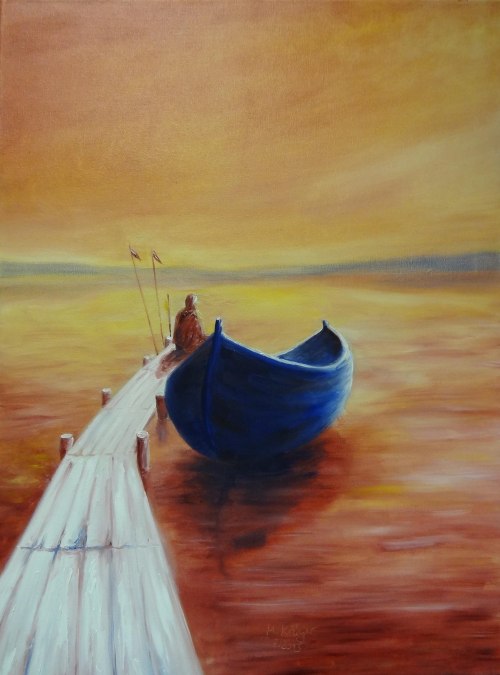 "Fernweh" (Öl auf Leinwand) von Marion Krüger, © Marion Krüger