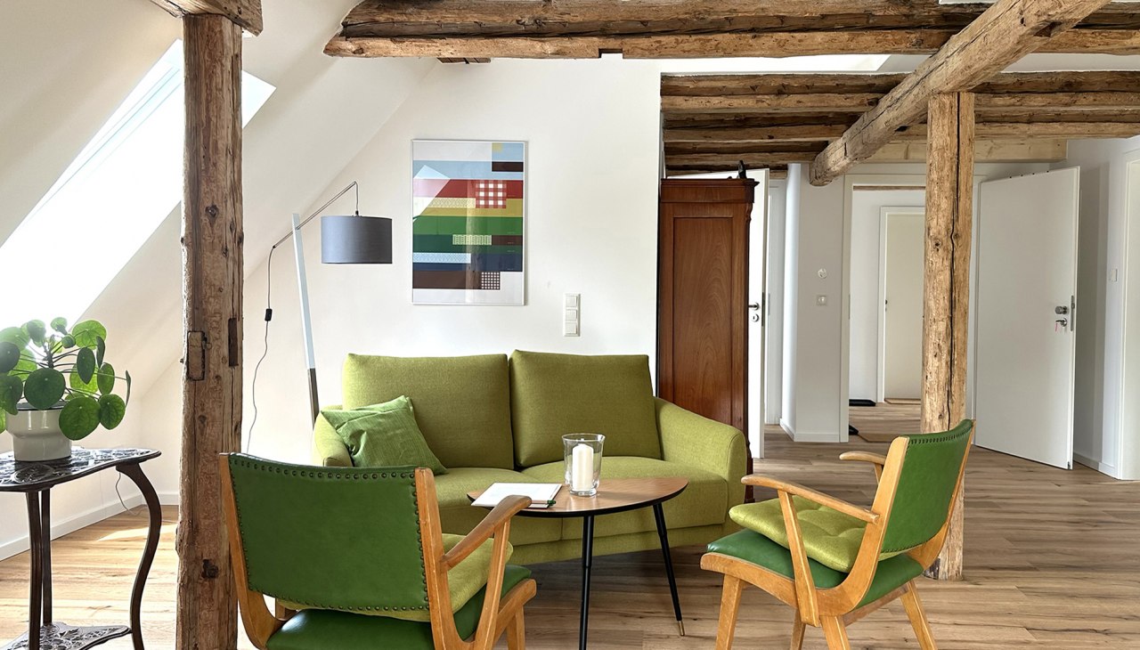 Ferienwohnung im Wohnhaus: Horst 2_ gr&uuml;n, OG, 60 qm f&uuml;r bis zu 5 Personen., &copy; Silke Juchter