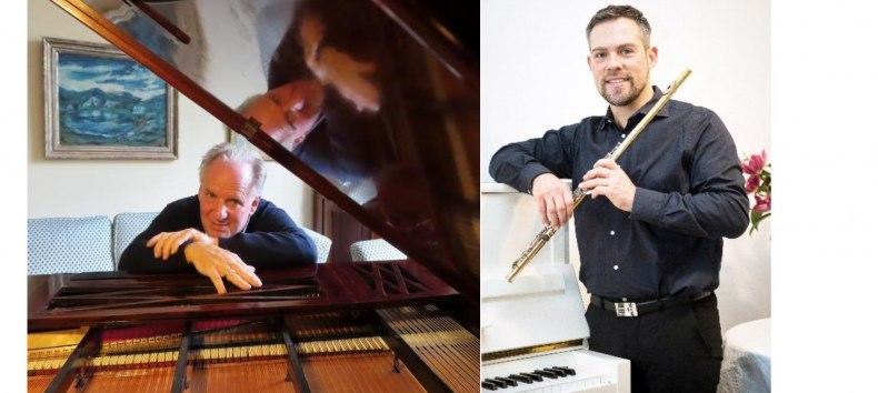 Hendrik Adam (Fl&ouml;te) und Mathias Weber (Klavier) // &copy; H. Adam und M. Weber