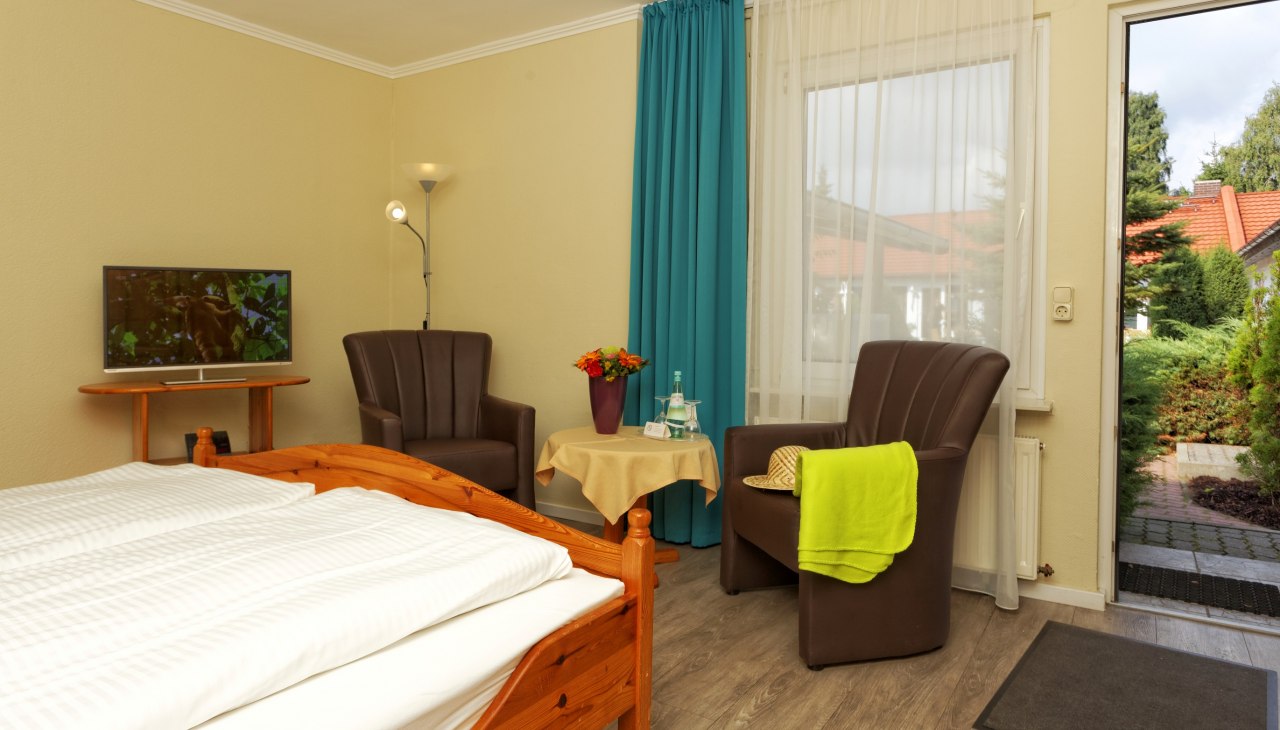 Voorbeeld kamer, © Hotel & Restaurant Pommerscher Hof Voorbeeld kamer, © Hotel & Restaurant Pommerscher Hof