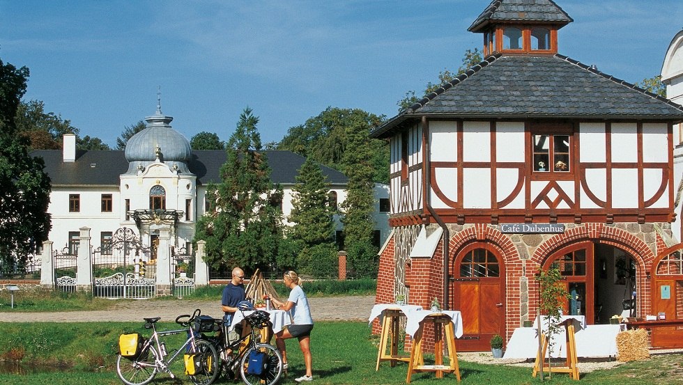 Das elegante Schloss Blücherhof - ein Mix aus Neobarock und Jugendstil, © TMV/ Eiserle-Heim