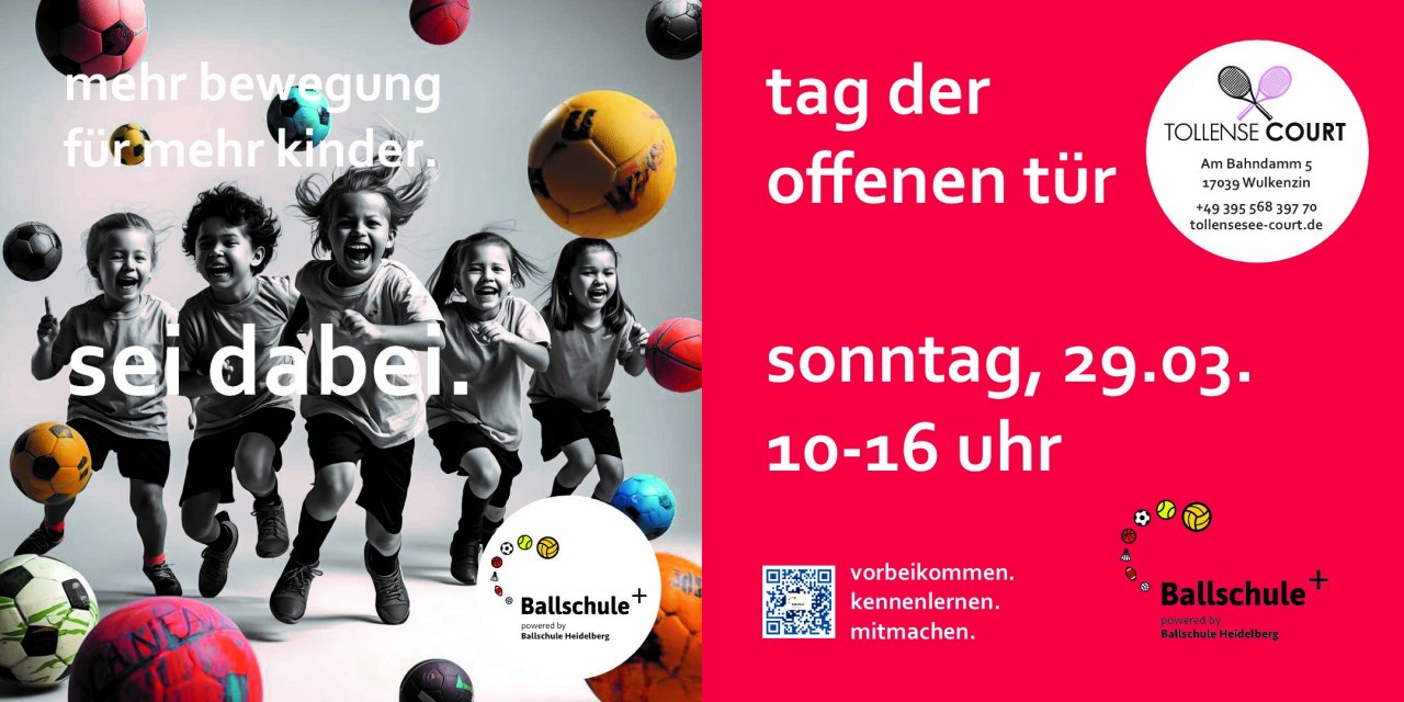 Am Sonntag im Tollense Court. Auf nach Wulkenzin // &copy; Ballschule Plus e.V.