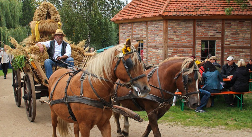 Festumzug // &copy; Freilichtmuseum Klockenhagen