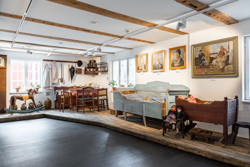 Heimatmuseum Mönchgut in Göhren auf Rügen mit seiner Ausstellung, © TMV/Gross Heimatmuseum Mönchgut in Göhren auf Rügen mit seiner Ausstellung, © TMV/Gross