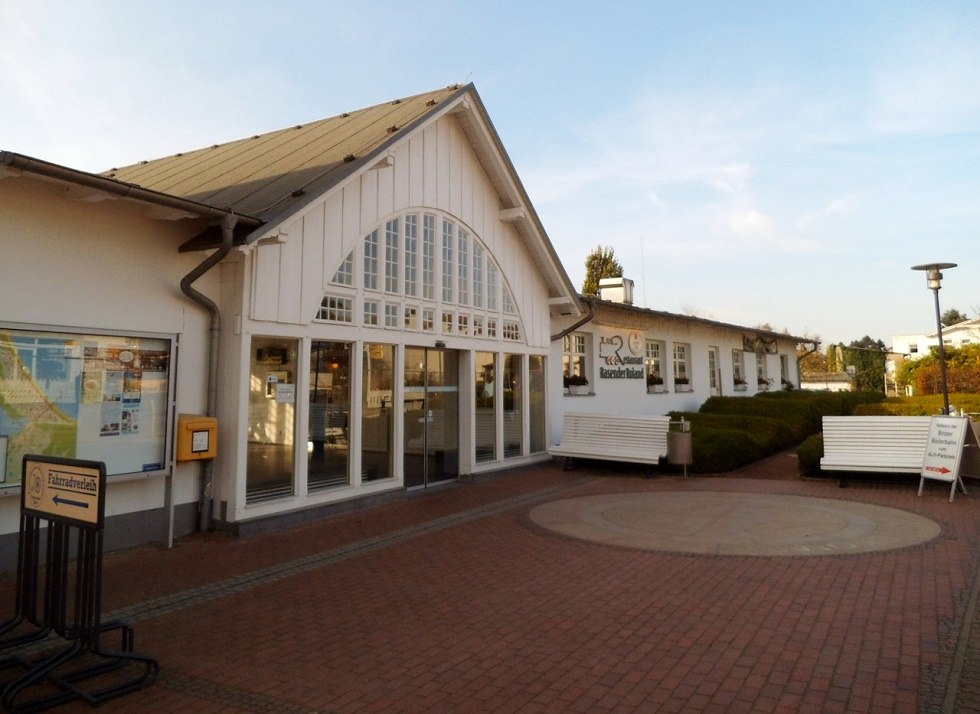 Kleinbahnhof Binz - Eingangsbereich - // © Tourismuszentrale Rügen Kleinbahnhof Binz - Eingangsbereich - // © Tourismuszentrale Rügen