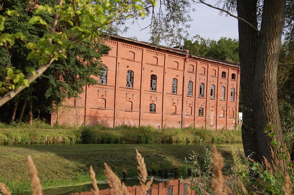 Die ehemaligen Fabrikanlagen sind als Industriedenkmal eingestuft. // © Gabriele Skorupski Die ehemaligen Fabrikanlagen sind als Industriedenkmal eingestuft. // © Gabriele Skorupski