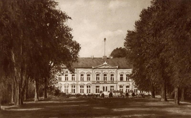 Herrenhaus Klausdorf, um 1920 // &copy; Postkarte