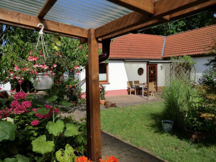 Blick auf die Ferienwohnung, © Petra Asmuss