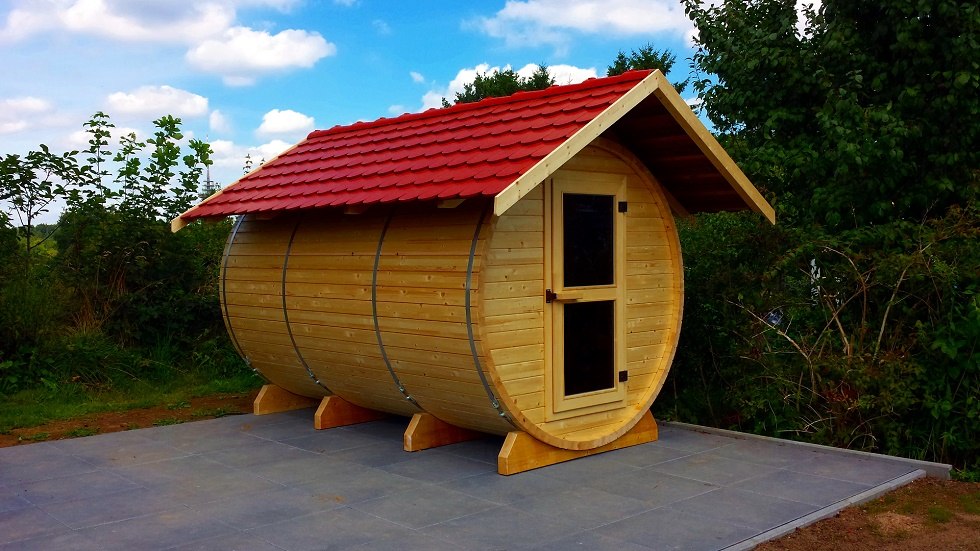De nieuwe barrelsauna bevindt zich direct bij het naturistenbad. // &copy; Haveltourist