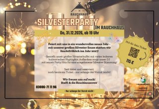 Silvesterparty im Rauchhaus Möllin // © Rauchhaus Möllin Silvesterparty im Rauchhaus Möllin // © Rauchhaus Möllin