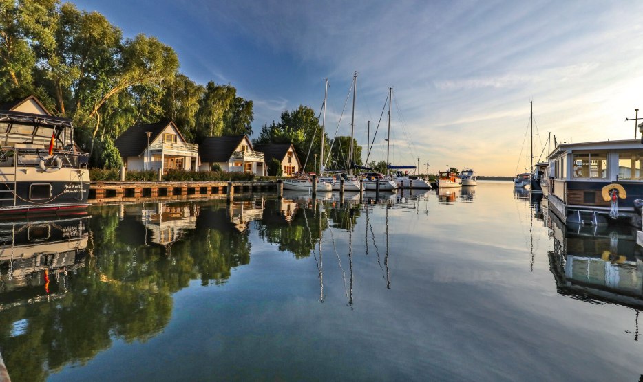 Blick auf das Ufer des Peenestroms am Hafen Rankwitz // © MV-T/Werk 3 Blick auf das Ufer des Peenestroms am Hafen Rankwitz // © MV-T/Werk 3