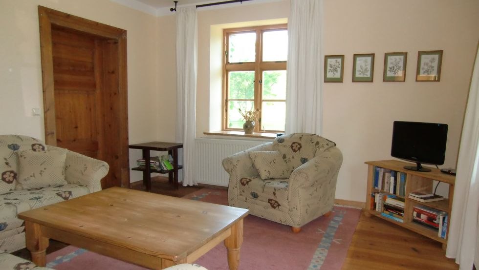 Wohnzimmer Dreiseithof Schmadebeck, © Dreiseithof Schmadebeck Wohnzimmer Dreiseithof Schmadebeck, © Dreiseithof Schmadebeck